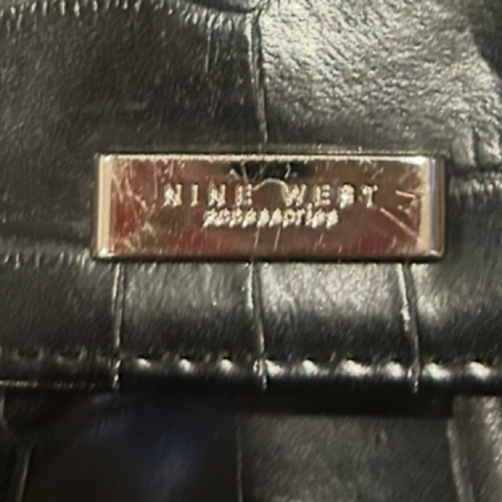 Nine West Accessories Women’s Black Faux Leather Crossbody Bag - Picture 5 of 14